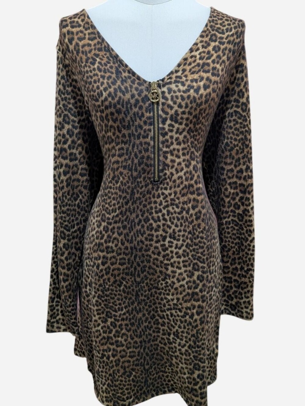 Michael Kors Leopard Print Midi Dress (Large) ‼️ Open To Offers